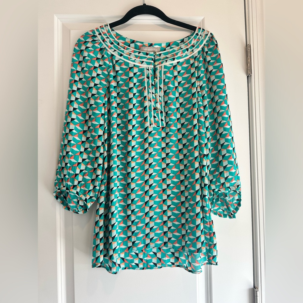 Banana Republic Geometric Patterned Women's Top